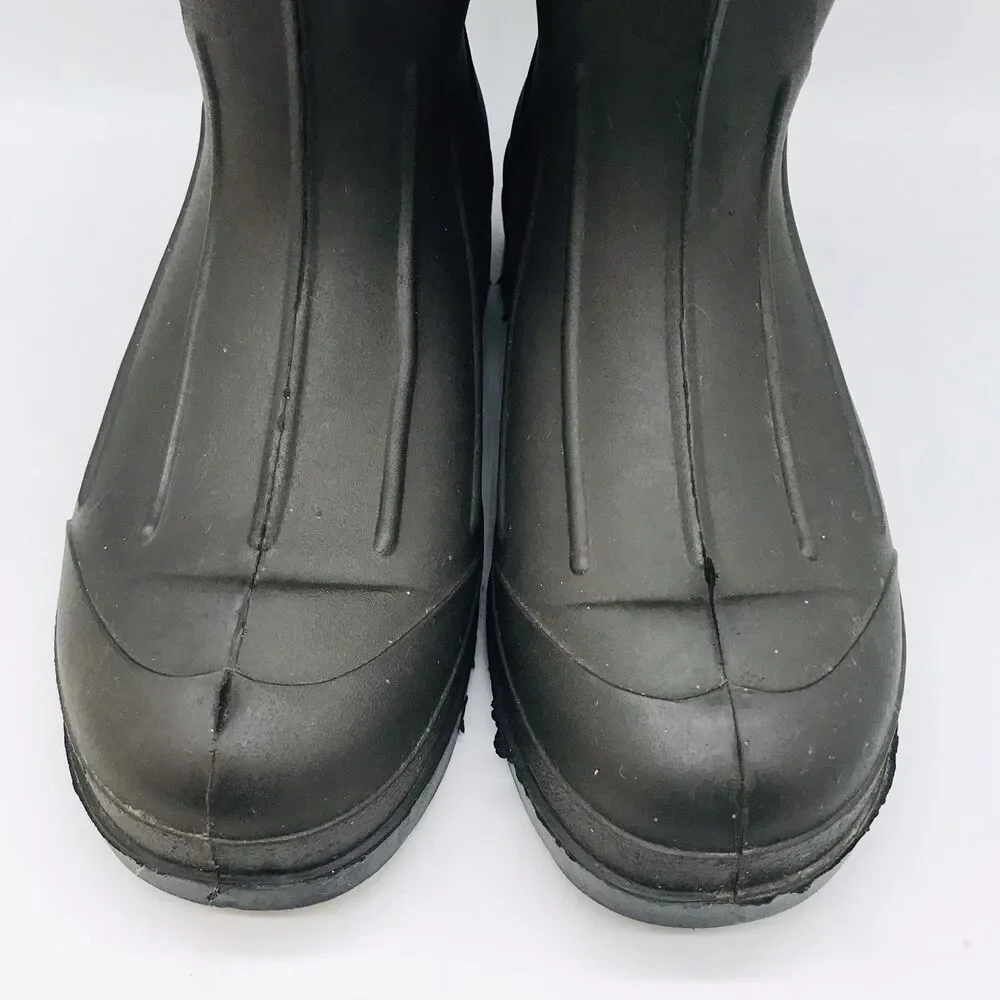 Northerner Waterproof Rubber Rain Boots Men 6 Women 8 Brown Chore Farm USA Made